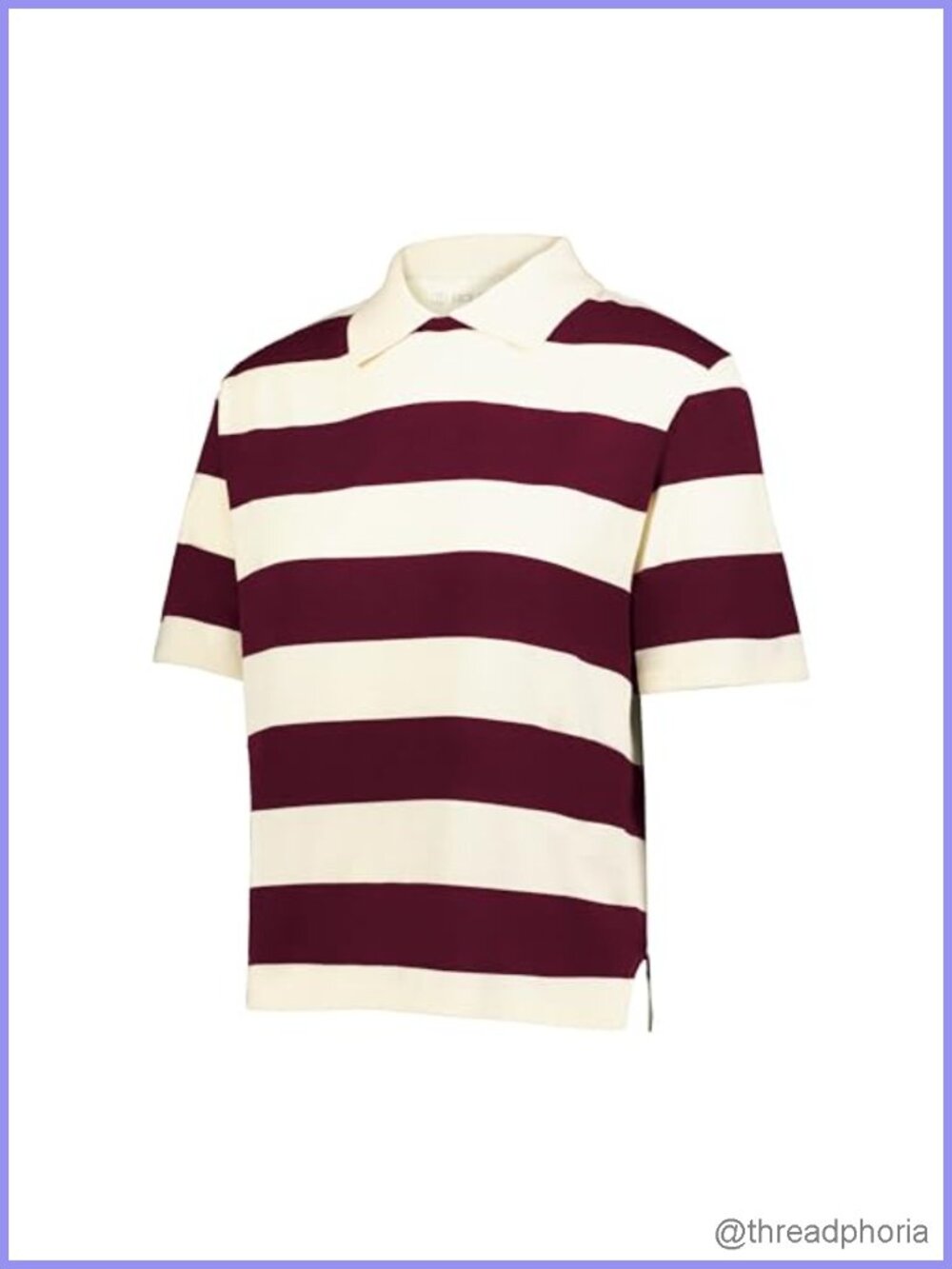 Polyester Viscose Cotton Rugby Crop Top Boxy Fit Ladies Tee
